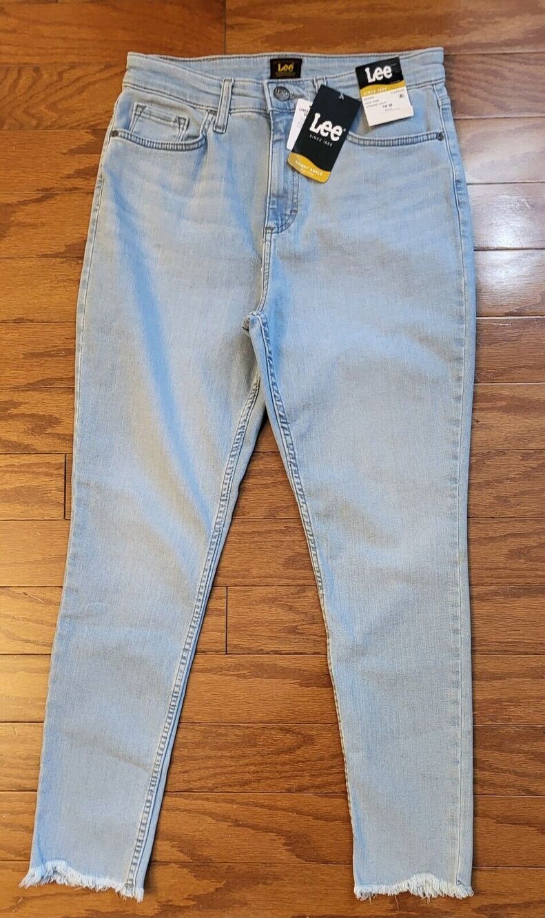 Lee Jeans Women’s Size 10M Skinny Ankle High-Rise Xtreme Frayed Hem NWT